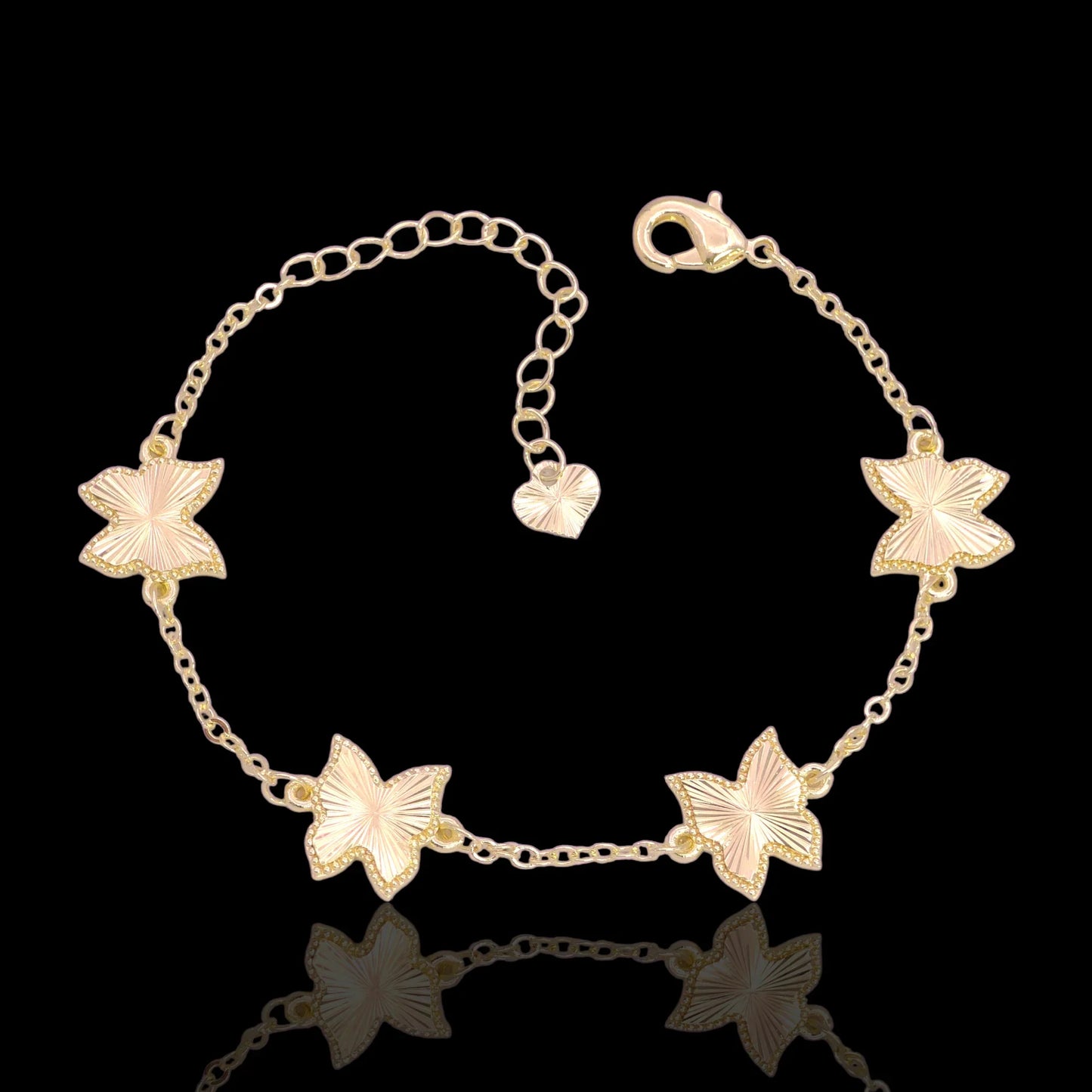 DIAMOND CUT BUTTERFLY BRACELET