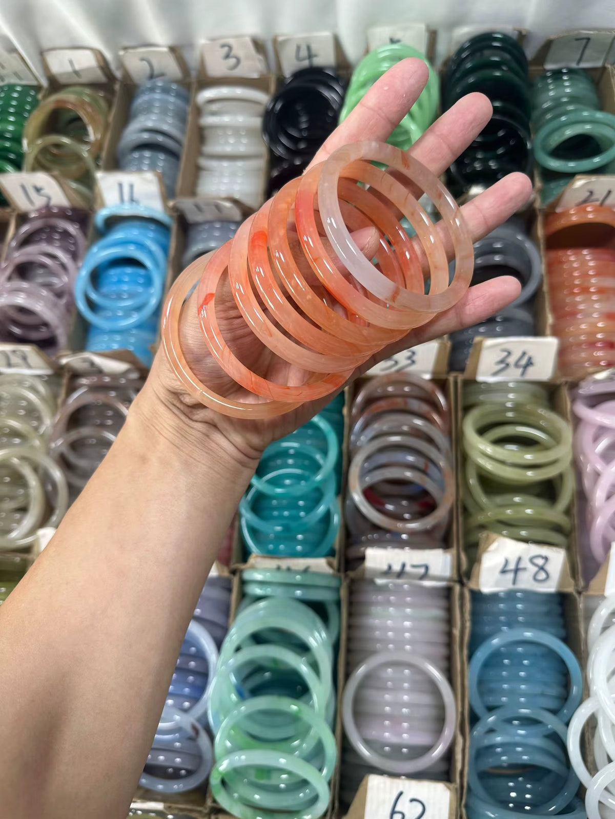 Jade Bangles (multicolor)
