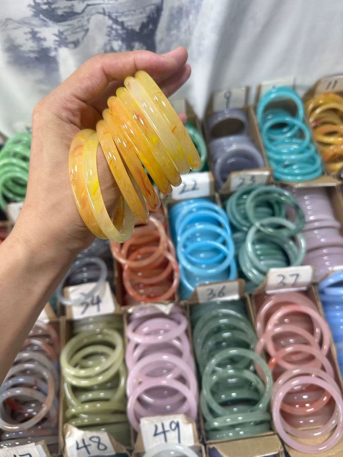 Jade Bangles (multicolor)