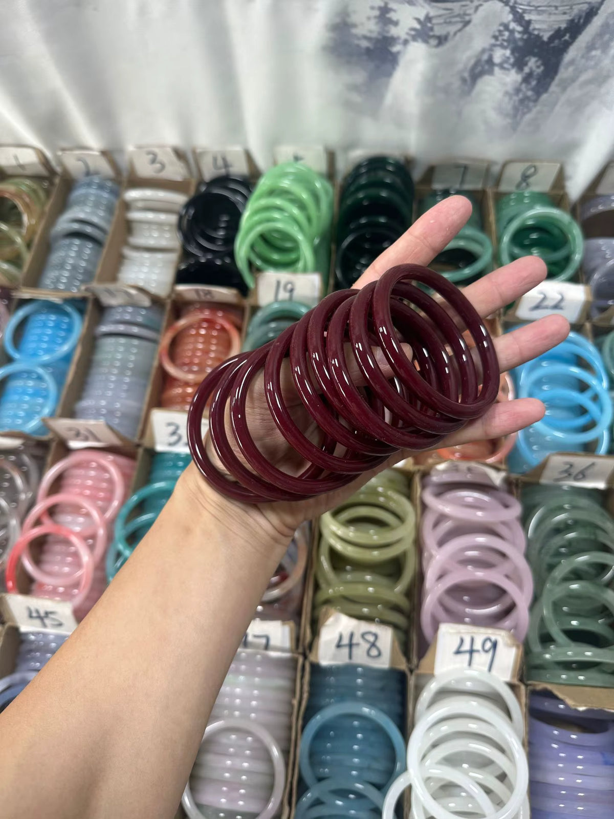 Jade Bangles (multicolor)