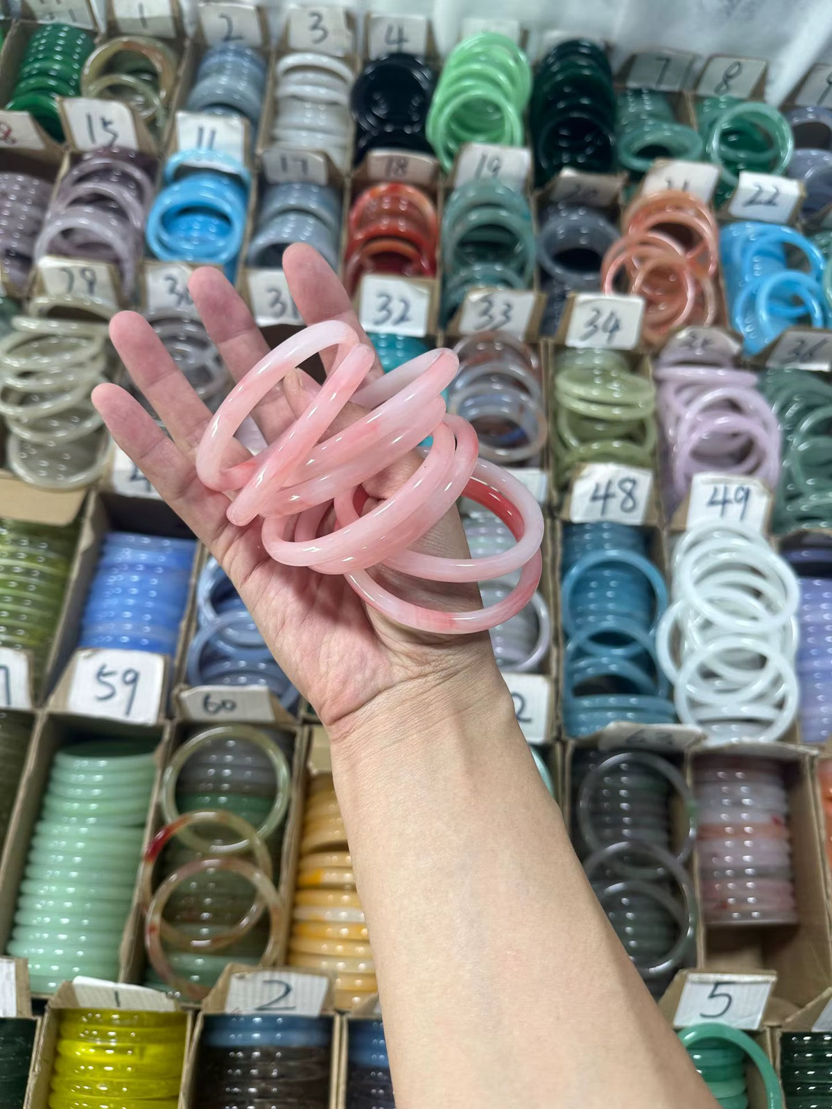 Jade Bangles (multicolor)