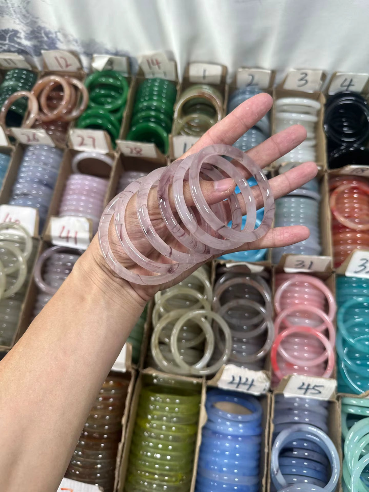 Jade Bangles (multicolor)