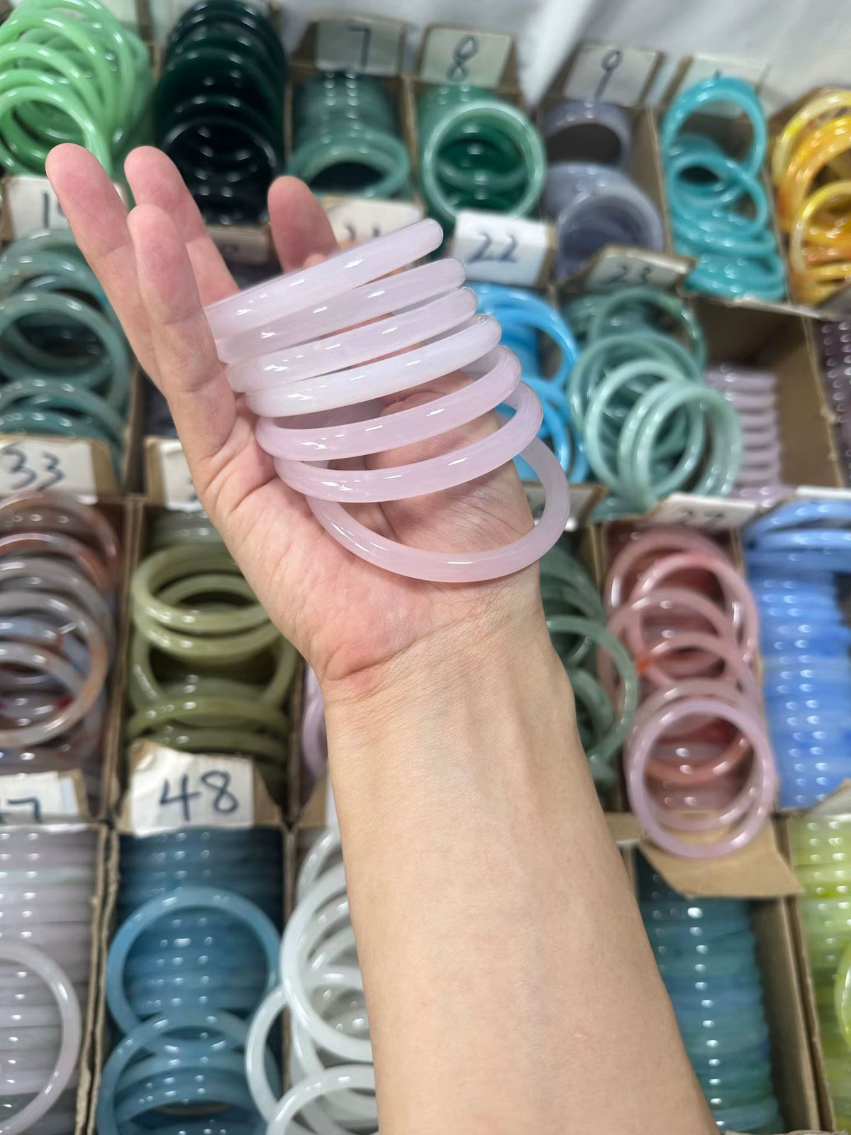 Jade Bangles (multicolor)