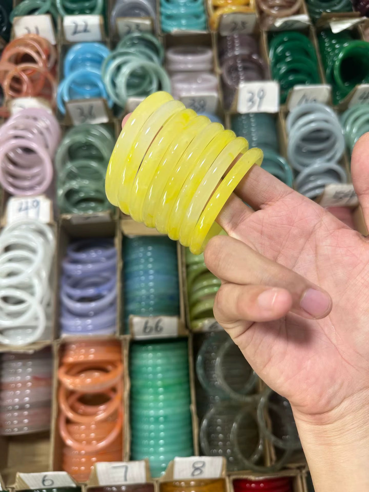 Jade Bangles (multicolor)