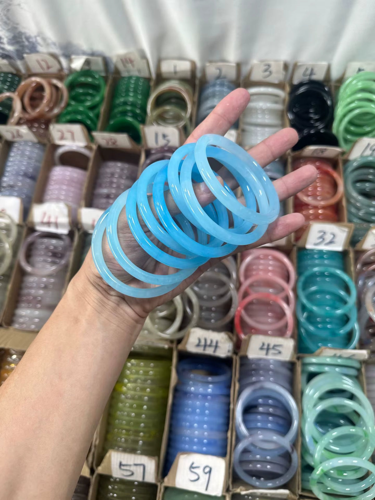 Jade Bangles (multicolor)