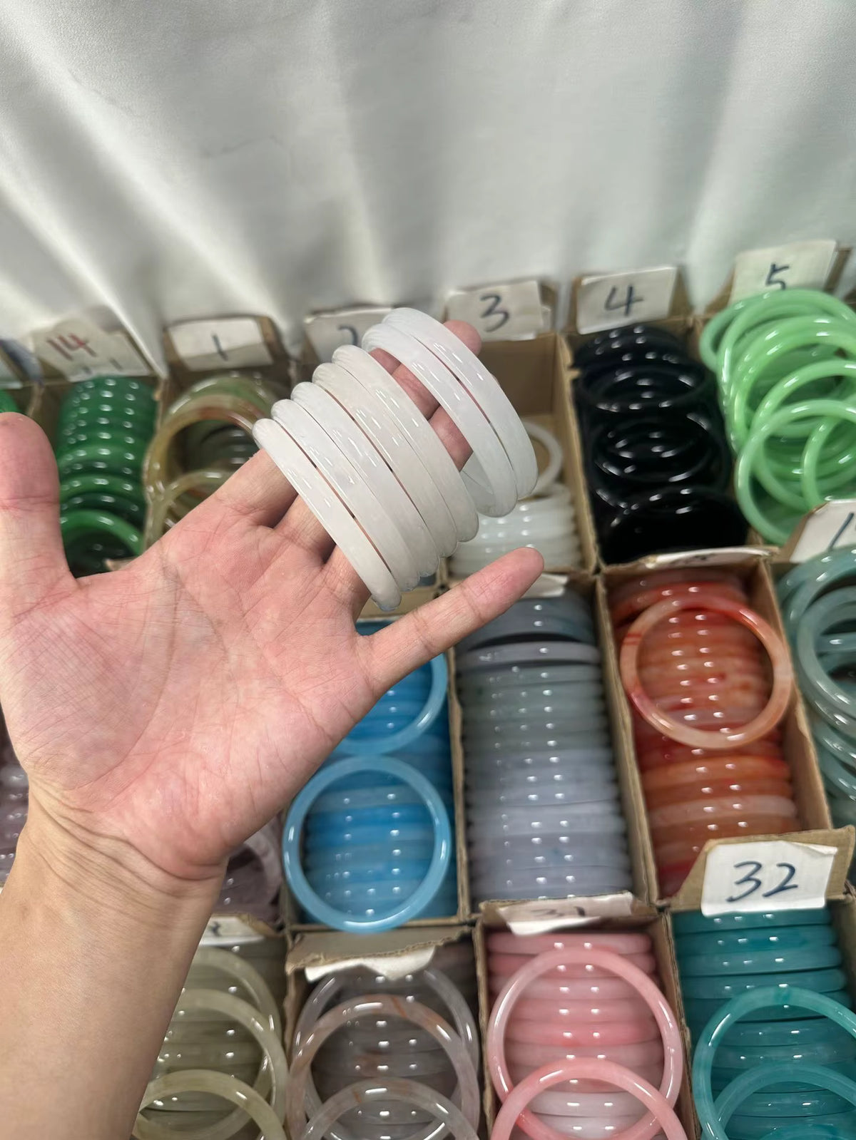 Jade Bangles (multicolor)