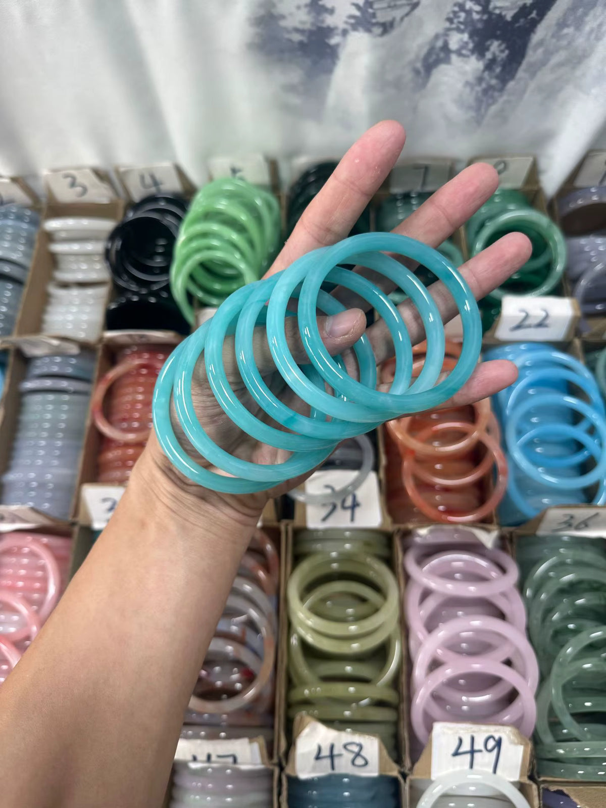 Jade Bangles (multicolor)