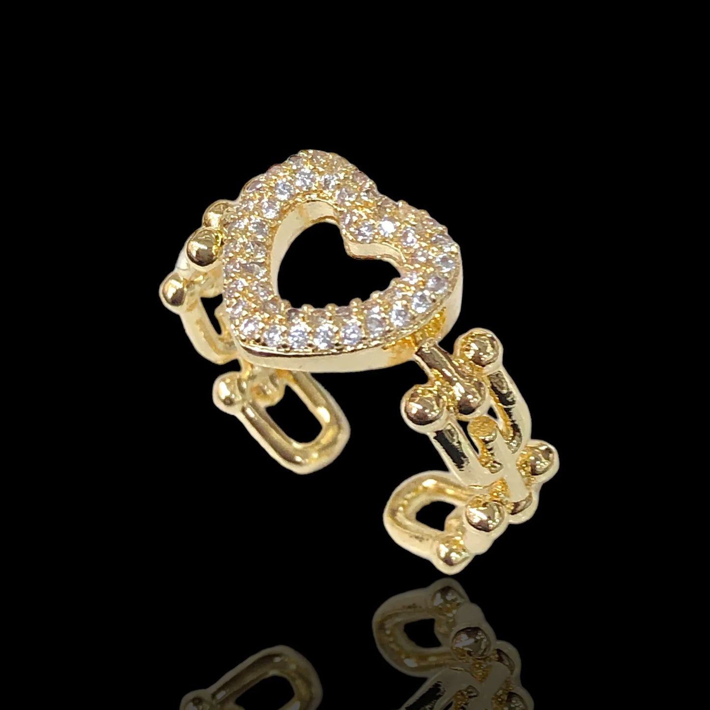 GOLD FILLED ADJUSTABLE RING